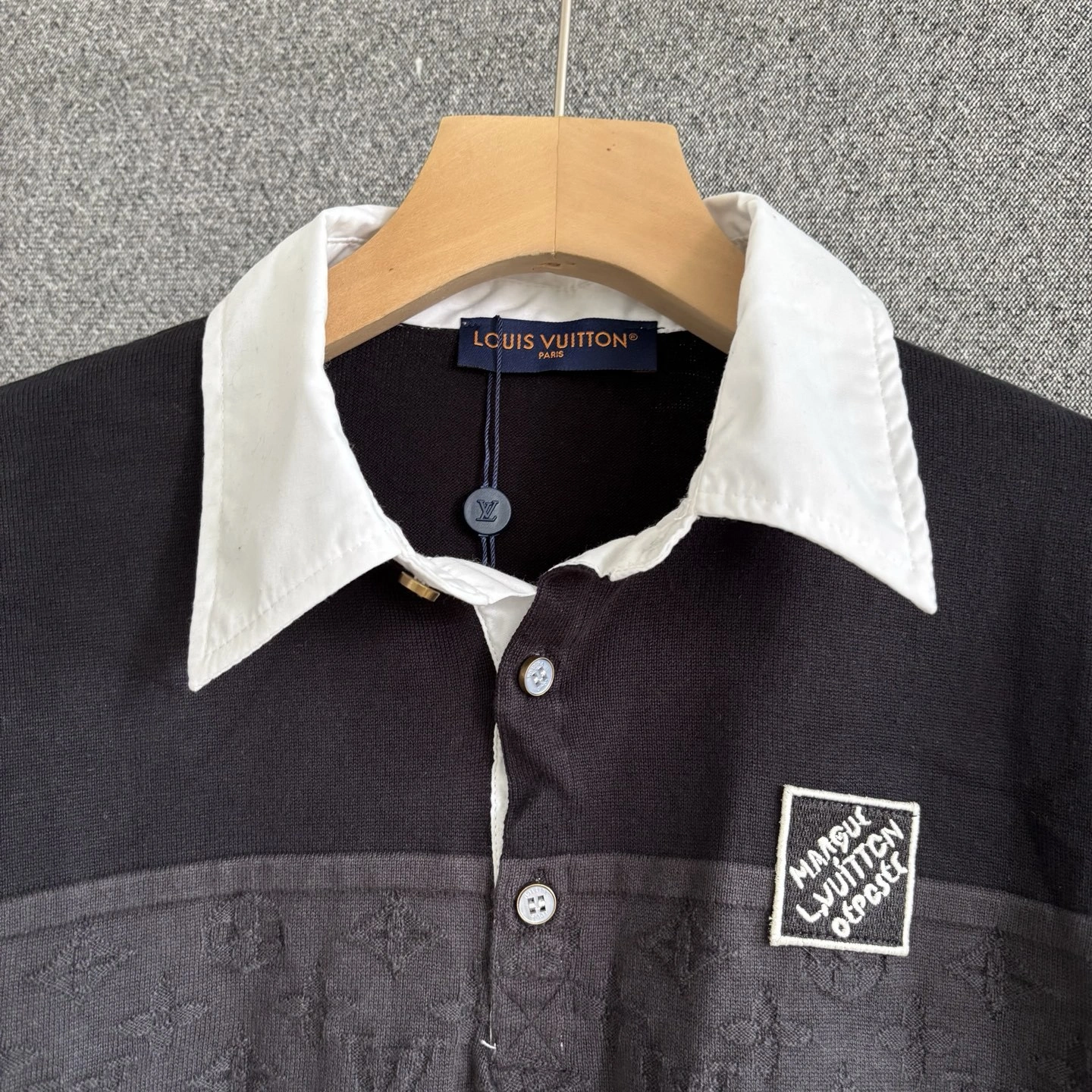 & wg.luxury- 8V polo embroidery oversize item:E-F431E2507